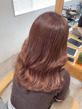 ジジ フィーカ 佐野(Gigi fika) ピンクブラウン