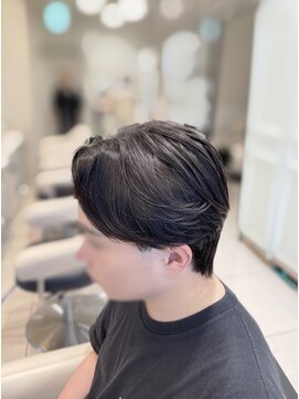 アッシュ 池袋店(Ash) センターパートウルフ×曲がる縮毛矯正 ＃池袋駅