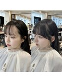 前髪カット・顔周りカットで大変身★レイヤーカットお任せ下さい