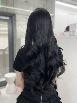 エヌアイ オモテサンドウ(ni omotesando) ブルーグレージュ/レイヤーカット/韓国ヘア　上野