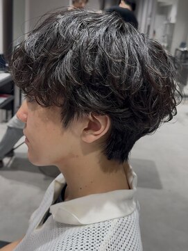 【シャドウパーマ】マッシュ/メンズパーマ/メンズカット/池袋