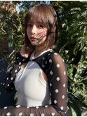 ACE 横浜 ぱっつん前髪×ブラウン