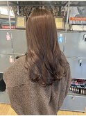 ロング×ベージュ
