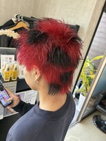 トリコ(ToricO)&nbsp;チェリーレッド　ワインレッド　ダブルカラー　ハイトーン