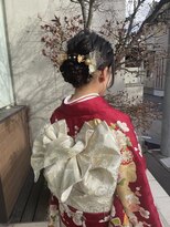 エム インターナショナル 春日部本店(EMU international)&nbsp;ふわふわ低めシニヨン