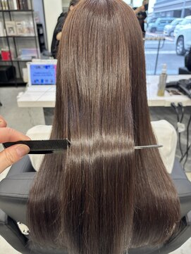 リリアン(ReLien) ダメージ最小限ダブルカラー　シフォンベージュ