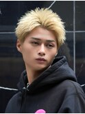 ブロンドスパイキーショート