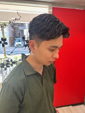 ヘアー ラボ エムツー(hair lab m2) 毛流れ七三ショート