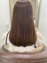 バサラ 敷戸店(basara)&nbsp;髪質改善縮毛矯正×まろやかマロンベージュワンカールロング