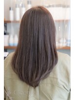 クレオメ 田町店(Cleome) ピンクベージュレイヤーイメチェン前髪フェイスレイヤー暗髪美髪