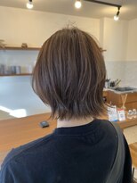 ルームズアンドルーツ(ROOMS&ROOTS)&nbsp;レイヤーボブ×アッシュベージュ