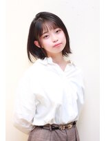 ヘアサロン トラヴィス(hair salon Travis)&nbsp;伸ばしかけ＿ボブ＿シースルーバング