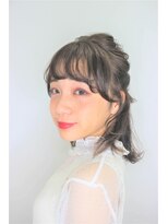 ジーナ 新宿(Zina)&nbsp;無造作ハーフアップおだんご【Zina　大越香苗】