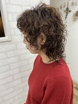 ホワイト(WHITE HAIR@NICOLA)&nbsp;ウルフパーマ