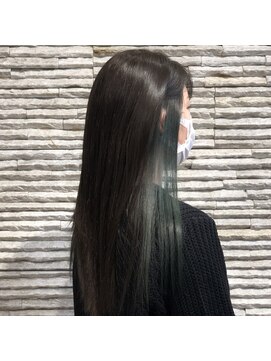 ビス リアン 川口店(Vis lien) 耳掛け/イヤリングカラー/ストレート/小顔/アッシュ/前髪/美肌