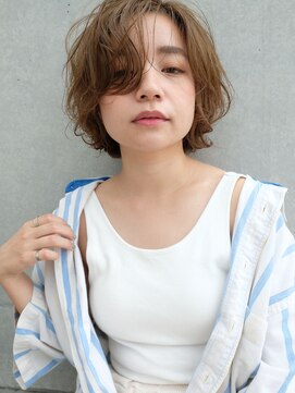 カカン(Kakan) 【kakan鎌倉】シナモンアッシュ x ナチュラルなグラボブショート