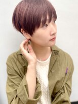 ドロップ(drop) マッシュショートカシスカラー