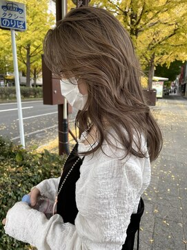 スリー(three) layer beige