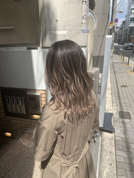 ラフ 難波店(LAFF) #黒髪#ボブルフ#ネビージュ#小顔#ワンレン