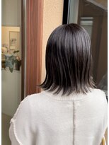 ケースタイル (K style)&nbsp;外ハネ切りっぱなしボブ