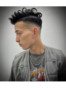 ヒロギンザ 川崎店(HIRO GINZA) バーバーパーマ×スキンフェード