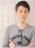 ≪mod's men≫チャコールグレーの大人バーバースタイルe