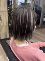 ヴィフ 大船(VIF)&nbsp;グレージュカラー/ボブウルフ/ココアベージュ/白髪ぼかし/大船駅