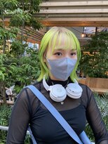 フラム 渋谷(flamme)&nbsp;roots color＊lime green