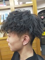 バーバーオオキ(Barber Ohki)&nbsp;ツイストスパイラルパーマスタイル