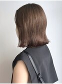 ベージュボブ_ショコラアッシュヘルシースタイル_ba403582