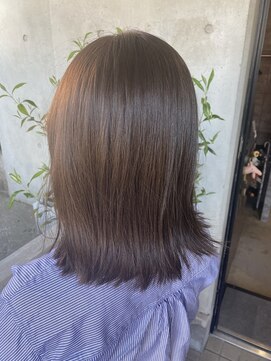 クルー(CREW) ブリーチなし　透明感カラー