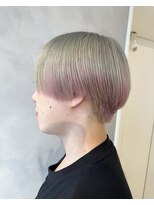 エイト ヘアサロン 渋谷本店(EIGHT) ホワイトベージュ×裾ピンク