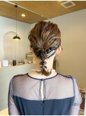 *パーティヘア/ヘアセット/編み下ろし
