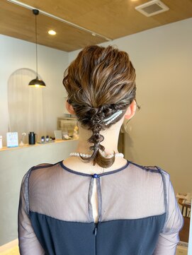 ミュゼリーブル(Musee libre) *パーティヘア/ヘアセット/編み下ろし