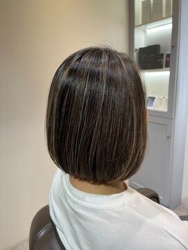 ロエ 平尾山荘(loe) 【脱白髪染め】×地毛ハイライト