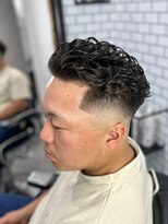 トップバイスリーナイン(TOP by THREE NINE)&nbsp;オールバックパーマ