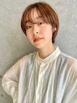 アッシュ 笹塚店(Ash)&nbsp;グレーベージュ/斜めバング/フレンチガーリー/ネイビー[笹塚]