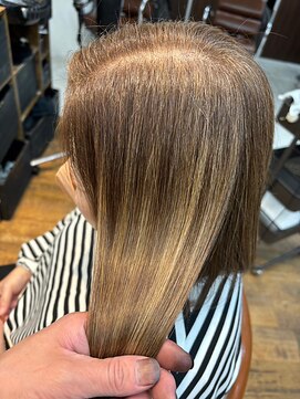 サンタフェ 岐阜島店(Santa'Fe) 【髪質改善/白髪ぼかし】ハイライト