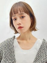 オーバーヘアー 高槻店(over hair) 【over hair】ぱつっとボブ×オン眉