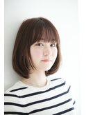 丸みショートボブ