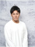 メンズ爽やかツーブロックショート<理容室><MEN'S/中野>