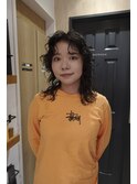 どの角度から見てもカワイイパーマスタイル
