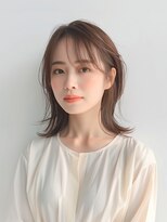 フーガヘアー 元住吉店(FUGA hair)&nbsp;ブラウンベージュ/外はねミディアム/ナチュラルカラー