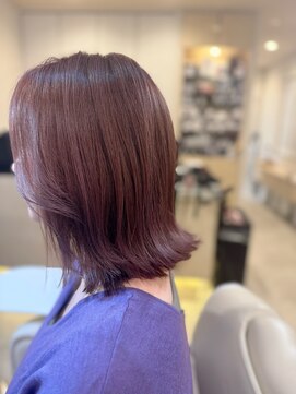 アンベイル(UNVEIL) 外はねピンクヴァイオレット