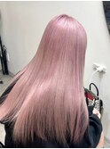 ホワイトピンク/ハイトーンカラー/髪質改善/エンドカラー