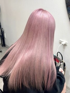 ドットハリス(.Hallis) ホワイトピンク/ハイトーンカラー/髪質改善/エンドカラー