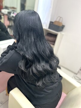 シーズン 大阪(SEASON) 【エクステ】ブルーブラック/韓国ヘア/エクステ専門店大阪駅