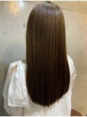ストレートロング/シンプルストレート/艶感/艶髪