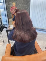 アイリー 名古屋(A/LEE)&nbsp;ボルドーレッド／ミディアムヘア