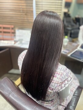 ルアン(Luan) ロング×ピンクバイオレット